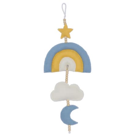 Gör det själv/DIY set Regnbåge Hanger Blå Filt