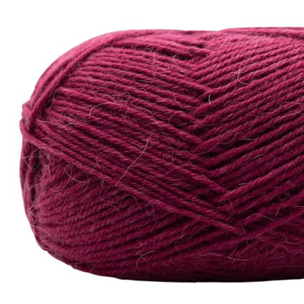 Kremke Soul Wool Edelweiss Alpaka 014 Mörkröd