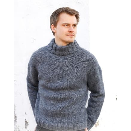 Sailor Blues Sweater by DROPS Design - Tröja Stickmönster str. S-XXXL