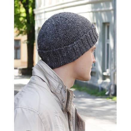 Flagstone Hat by DROPS design - Mössa Stickmönster storlek S/M - L/XL S/M - L/XL