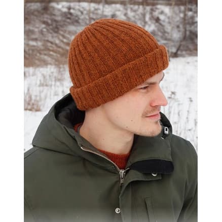 Pumpkin Patch Hat by DROPS Design - Mössa Stickmönster str. S/M - L/XL