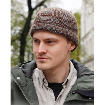 Firewood Hat by DROPS Design - Mössa Stickmönster str. S/M - L/XL