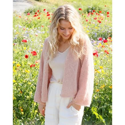Cherished Moments by DROPS Design - Cardigan Stickmönster str. XS - XXL