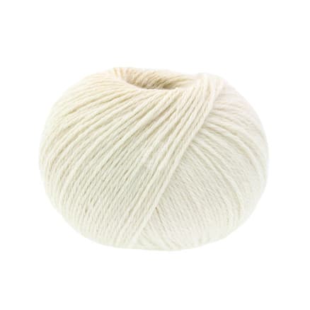 Lana Grossa Natural Alpaca Classico Garn 101 Naturvit