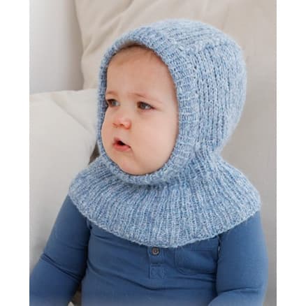 Chilly Day Balaclava by DROPS Design - Baby Balaclava Stickmönster str. 0/1 mån - 3/4 år