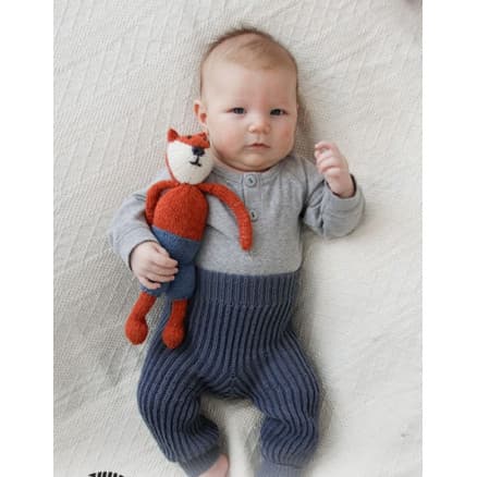 Early Nap Pants by DROPS Design - Baby Byxor Stickmönster Str. Prematur - 3/4 år