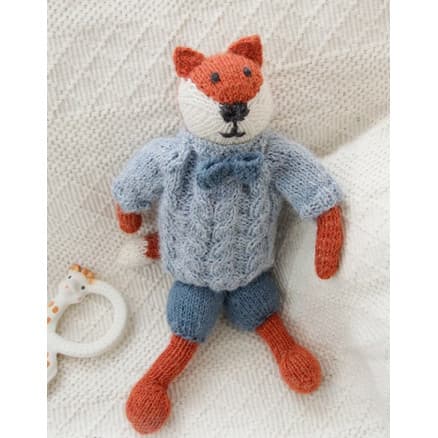 Mister Fox by DROPS Design - Nalle Stickmönster 27 cm