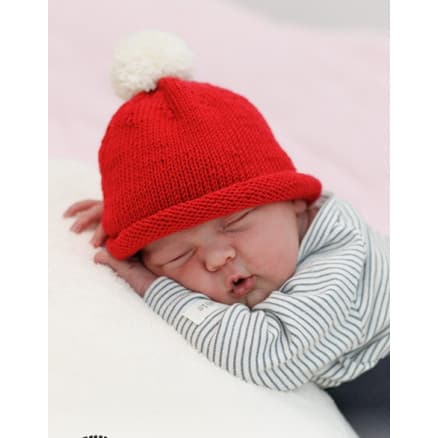Itsy Bitsy Santa by DROPS Design - Baby Tomteluva Stickmönster str. Prematur -3/4 år