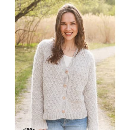 Northern Mermaid Cardigan by DROPS Design - Cardigan Stickmönster str. XS/S - XXXL