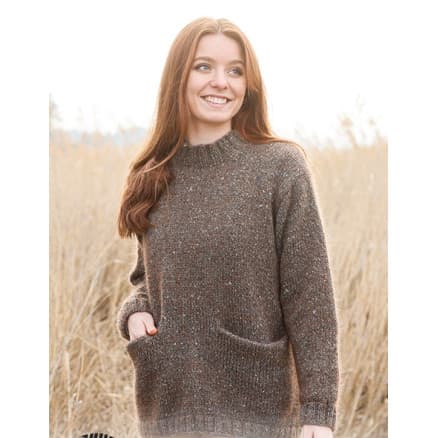 Autumn Woods by DROPS Design - Tröja Stickmönster str. XS - XXL