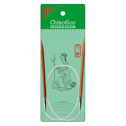 ChiaoGoo Bamboo Rundstickor Bambu 60 cm 5 mm Patina