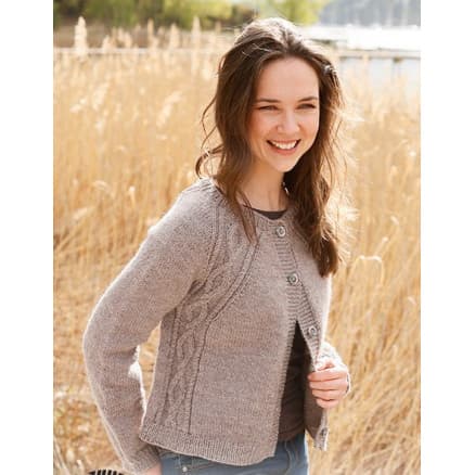 Autumn in the Air Cardigan by DROPS Design - Cardigan Stickmönster str. S - XXXL