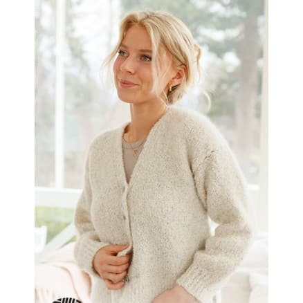 Snuggly Hug by DROPS Design - Cardigan Stickmönster str. XS - XXL