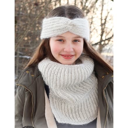 Winter Companions by Drops Design - Stickmönster för pannband och halsband storlek 2-12 år