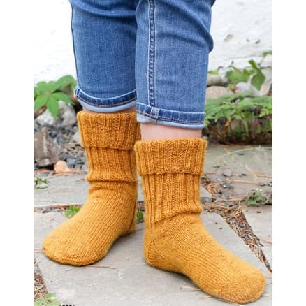 Sunnyside Down by DROPS Design - sockar stickmönster strl. 26-44