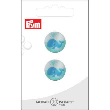 Prym Plastknapp BlåVal 18mm - 2 st.