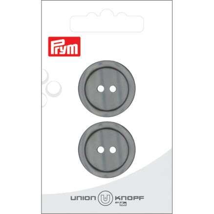 Prym Plastknapp Grå 25mm- 2 st.
