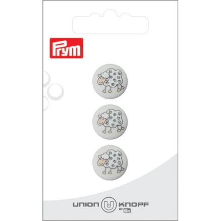 Prym Tygknapp Får 15mm - 3 st.