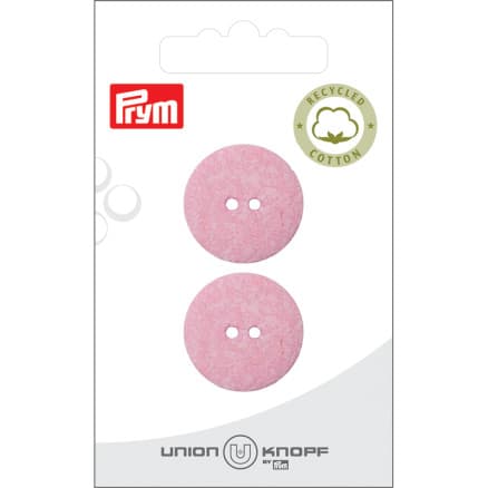 Prym Tygknapp Rosa 23mm - 2 st.