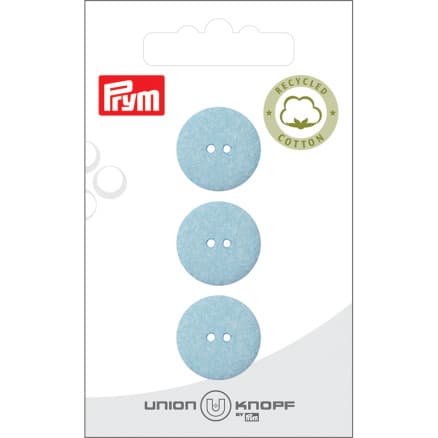 Prym Tygknapp Blå 18 mm - 3 st.
