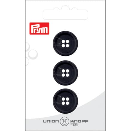 Prym Plastknapp Svart 18 mm - 3 st