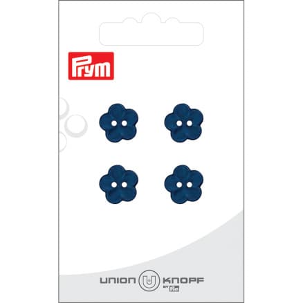 Prym Plastknapp Blomma Marin 12mm - 4 st