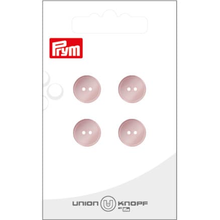 Prym Plastknapp Rosa 12mm 2 hål - 4 st.
