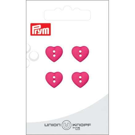 Prym Plastknapp Rosa 12mm 2 hål - 4 st.