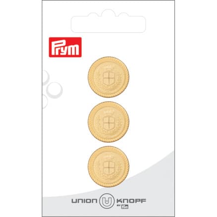 Prym Knapp Matt Guld 18mm - 3 st.