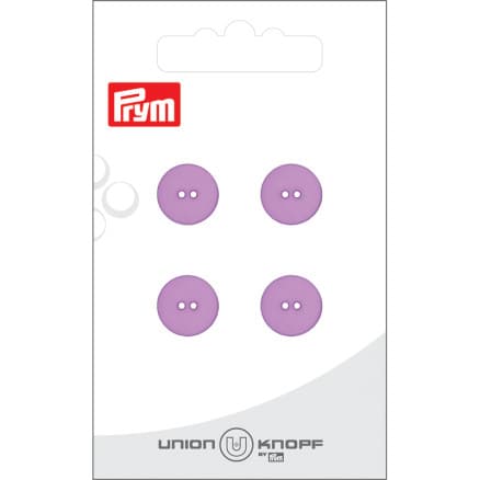 Prym Platt Plastknapp Lila 12 mm - 4 st.