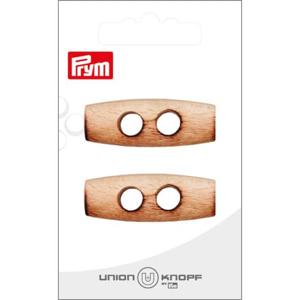 Prym Träknapp Avlång 41mm - 2 st.