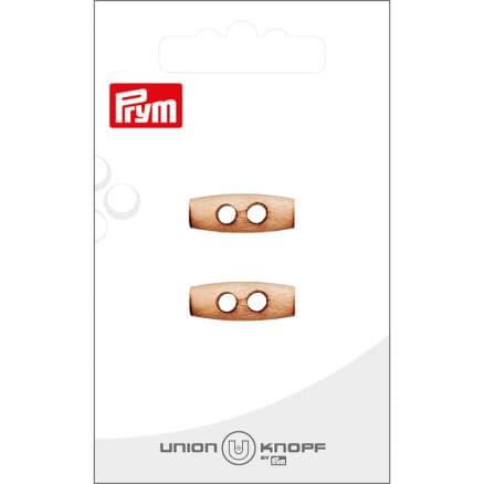 Prym Träknapp Avlång 20mm - 2 st.