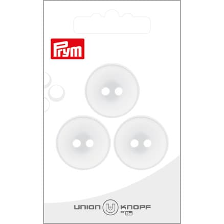 Prym Plastknapp Vit 23 mm - 3 st