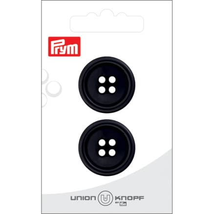 Prym Plastknapp Svart 25 mm - 2 st.