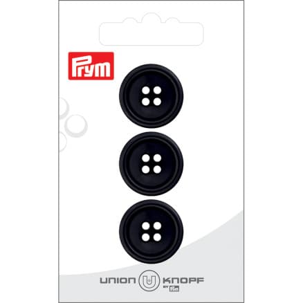 Prym Plastknapp Svart 20 mm - 3 st.