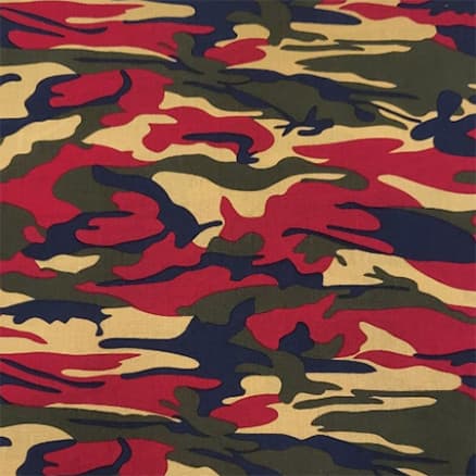 Bomullspoplin Camouflage 150cm 051 - 50 cm