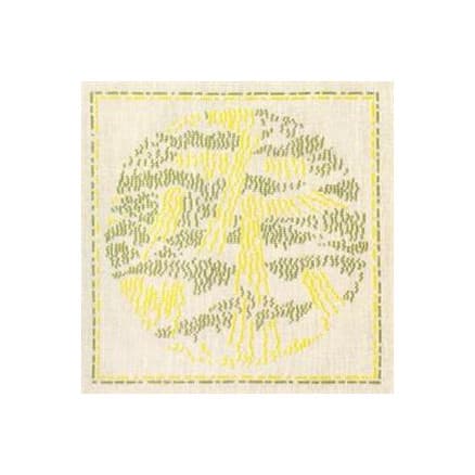 Drottningens Broderi - Broderikit - Danskt väder maj 24 x 24 cm - Design av drottning Margrethe II