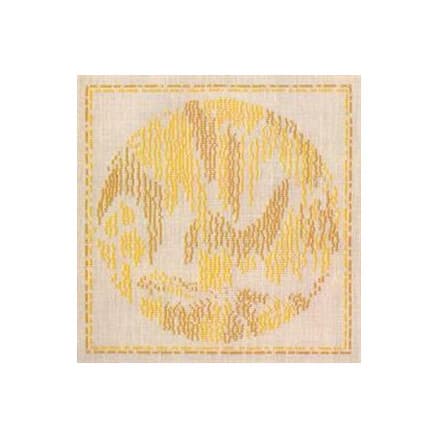Drottningens Broderi - Broderikit - Danskt väder juli 24 x 24 cm - Design av drottning Margrethe II