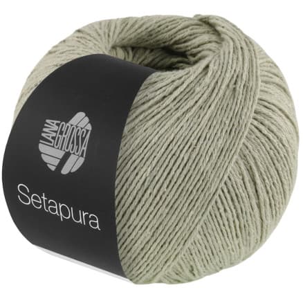 Lana Grossa Setapura Garn 14 Te Grön