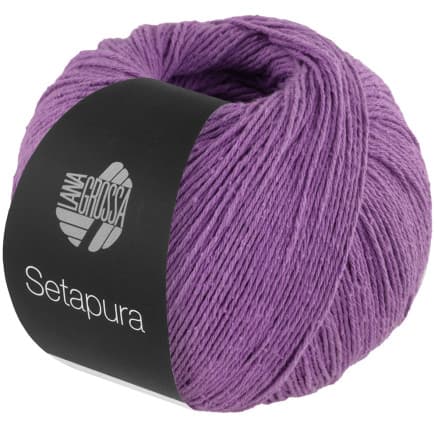 Lana Grossa Setapura Garn 7 Lavendel