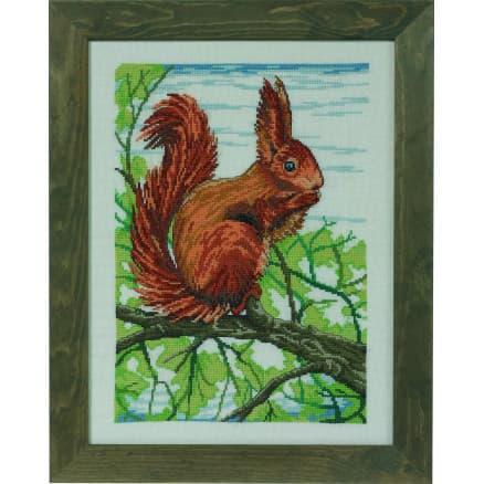 Permin broderikit Ekorre 31x41cm