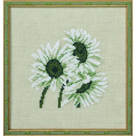 Permin Broderikit Solros 18x19cm