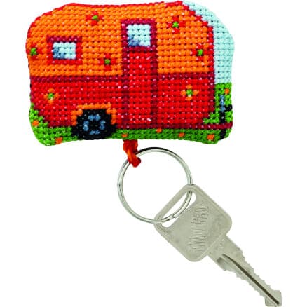 Permin Broderikit Husvagn 7x5cm