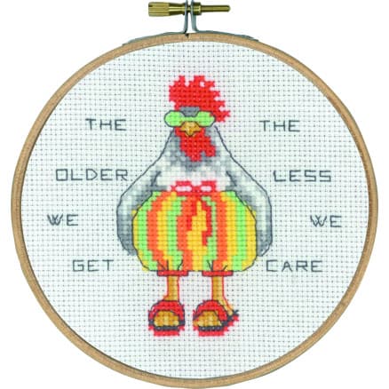 Permin Broderikit The older we get Ø13cm