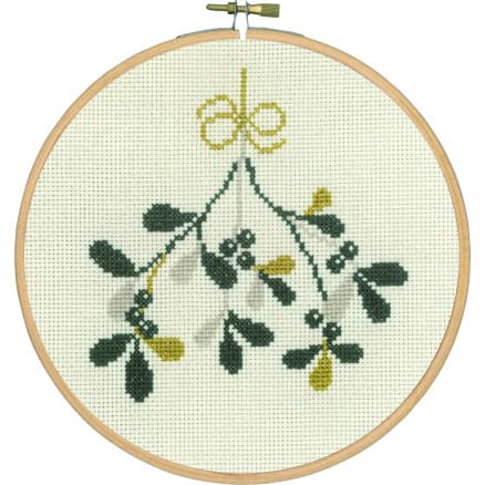 Permin Mistel broderikit Ø18cm