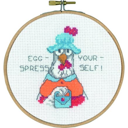 Permin Broderisats Egg-Spress Ø13