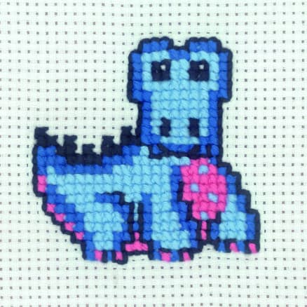 Permin Broderikit Drake 8x8cm