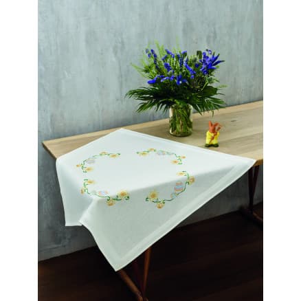 Permin Broderikit Påskliljor och Ägg 80x80cm
