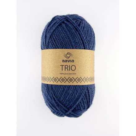 Navia Trio Garn 374 Kronblå