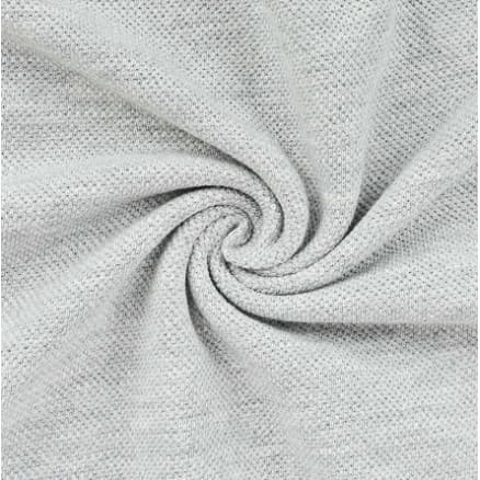 Polo bomullsjersey 220cm 162 Ljusgrå- 50cm